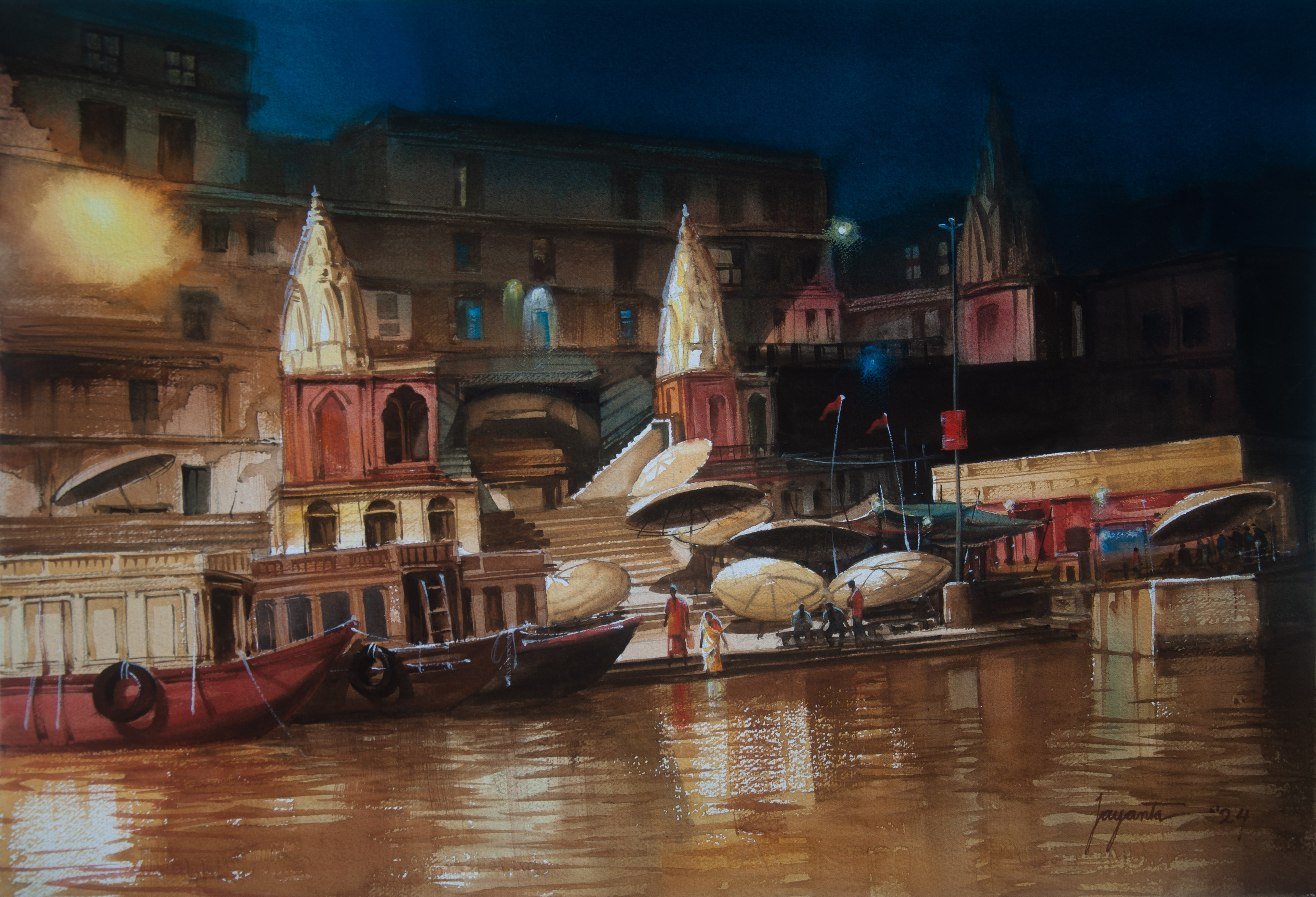 Watercolour by Jayanta Debnath